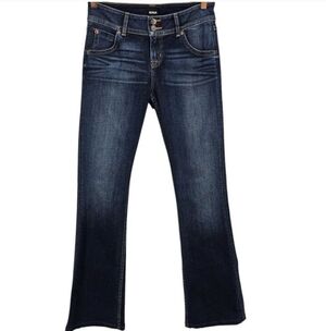 Hudson Womens Dark Wash Signature Bootcut 29